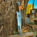 Faca de Churrasco - Modelo Menino da Pecuária com Cabo C/ Pingente Touro