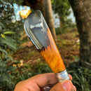 Faca de Churrasco - Modelo Menino da Pecuária com Cabo C/ Pingente Touro